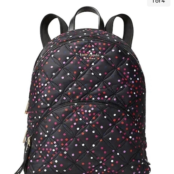NWOT Kate Spade Karissa Large Quilted Nylon Backpack. - Picture 2 of 14